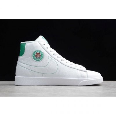 Nike Blazer Mid Qs Hh Beyaz / Yeşil Kaykay Ayakkabı Türkiye - EJ92ZA6T